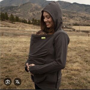 Women’s baby wearing  Gray Hoodie